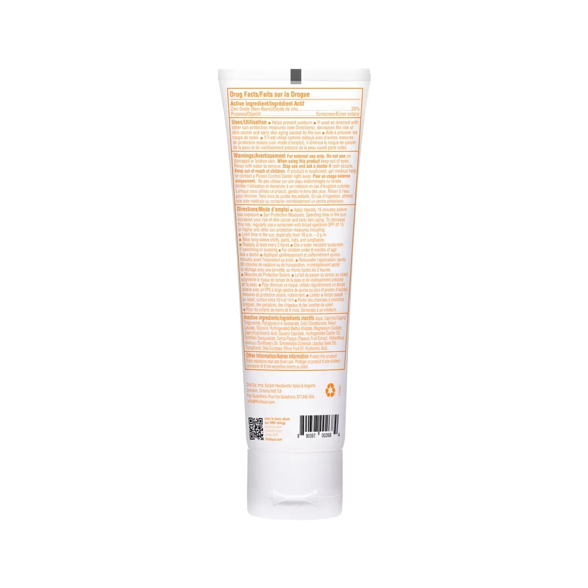 Thinkbaby Safe Mineral Sunscreen SPF 50+ product detail