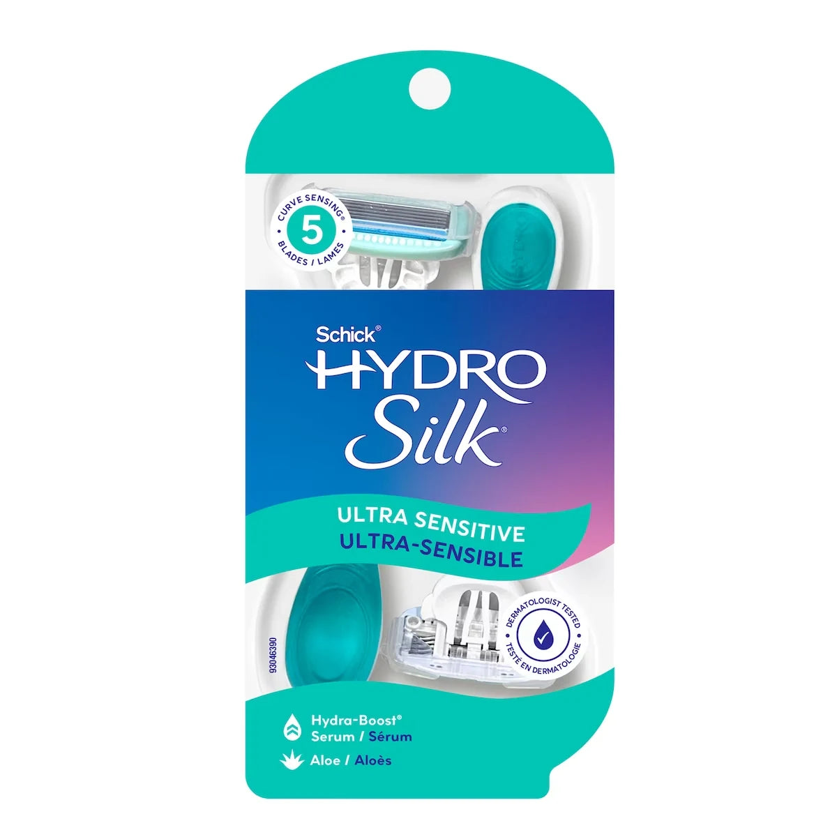 Schick Hydro Silk Ultra Sensitive 5-Blade Disposable Razor 2ct product detail