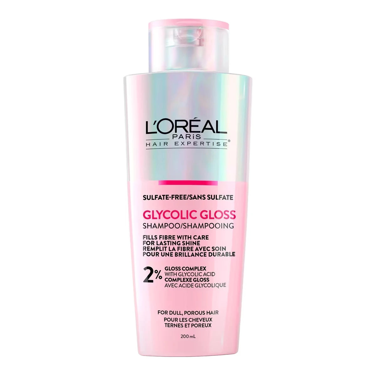 L'Oréal Paris Shine Shampoo, Glycolic Gloss, Sulfate-free product image