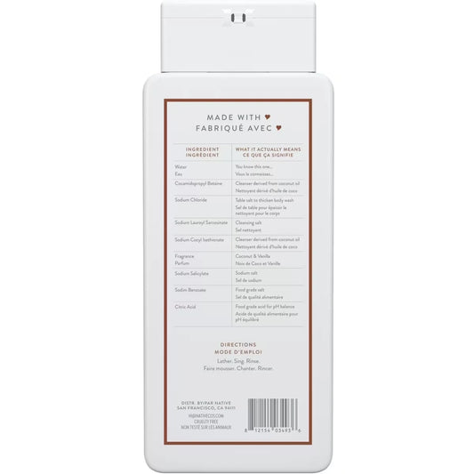Native Body Wash Coconut & Vanilla 510g product detail