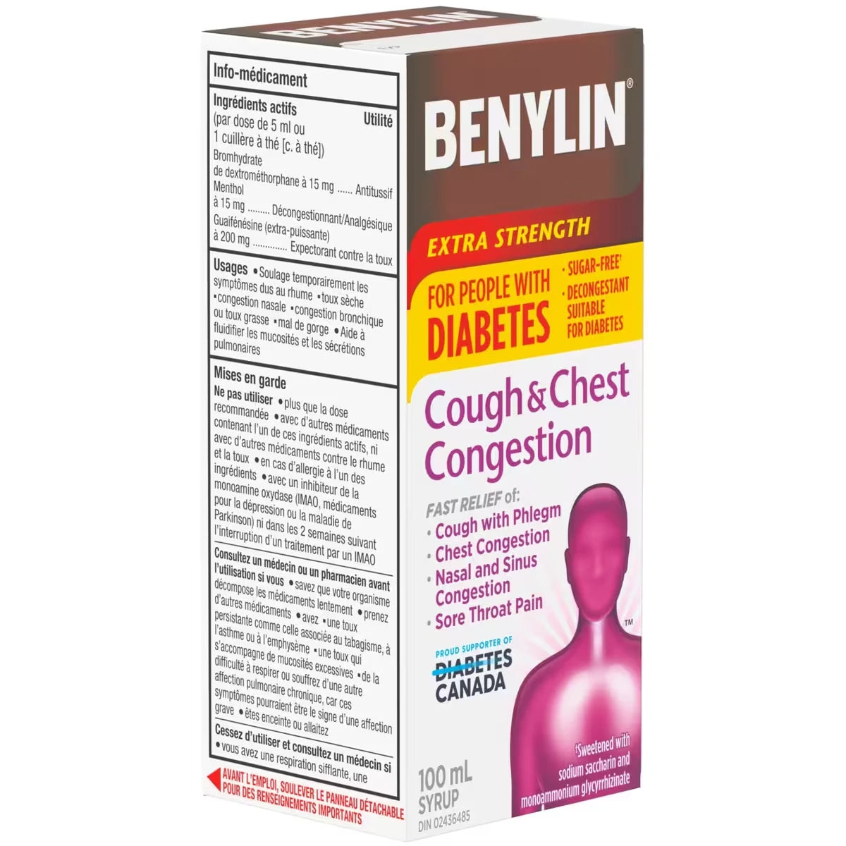 Benylin Cough & Chest Congestion Relief, People With Diabetes product image