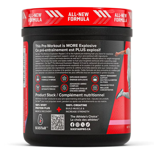 Six Star Pre Workout Explosion Ripped product detail