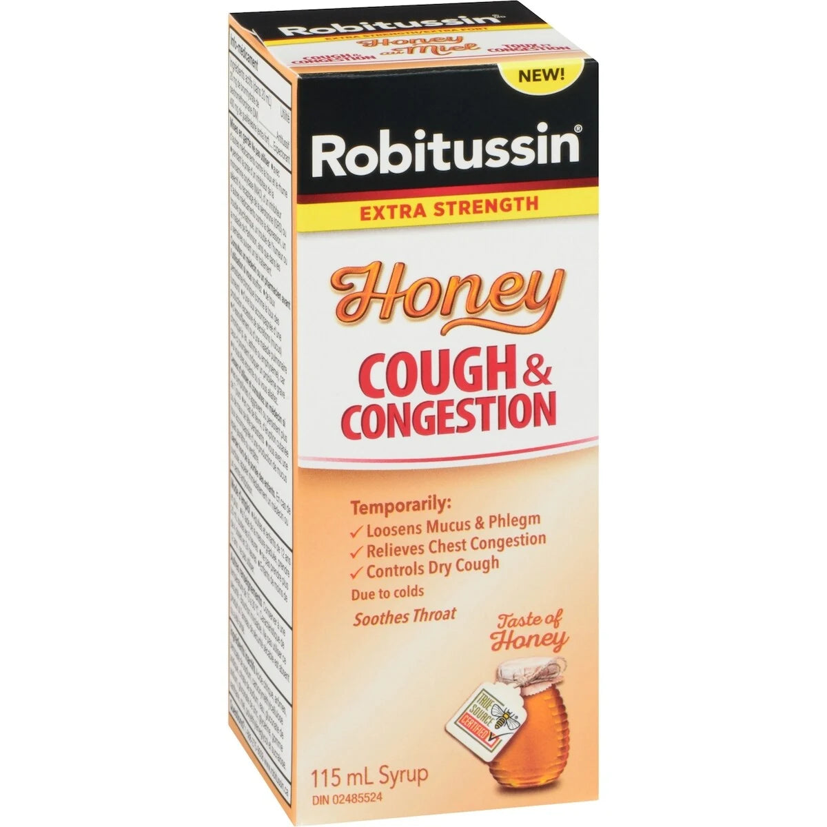 Robitussin Cough & Congestion Syrup Honey Extra Strength 115 ml product detail