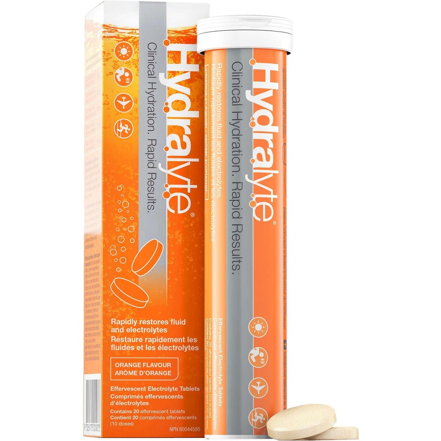 Hydralyte Orange Effervescent Tablets