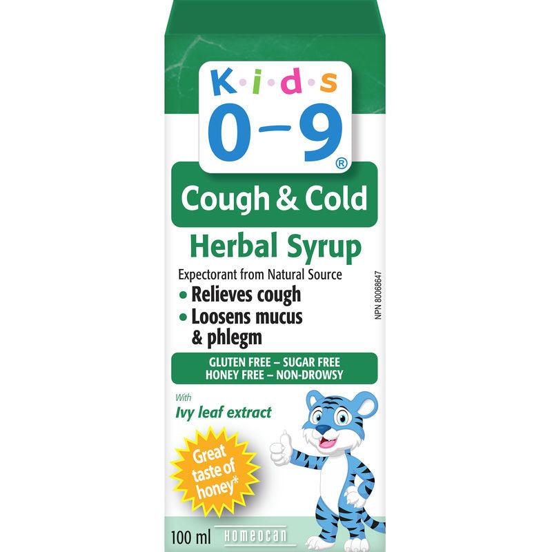 Kids 0-9 Cough & Cold Herbal Syrup 100ml