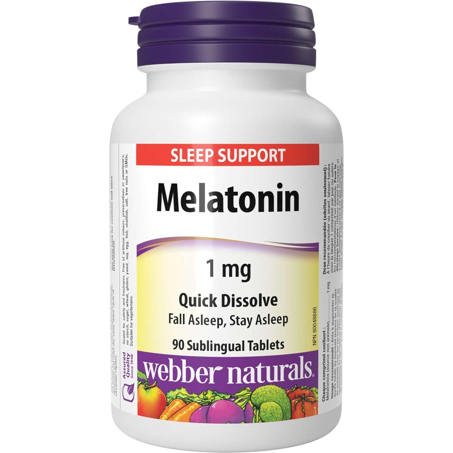 Sleep Support Melatonin 1 mg