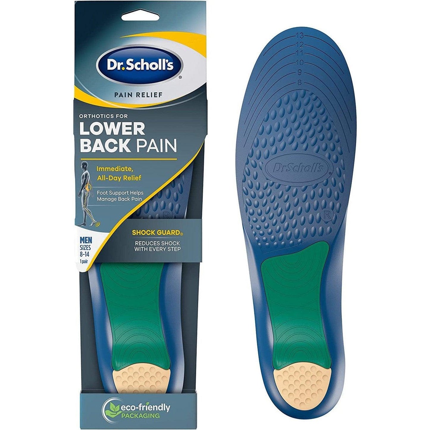 Dr. Scholl's Lower Back Pain Shoe Insoles - Men