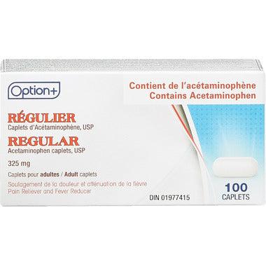 option Plus Regular 100 Caplets