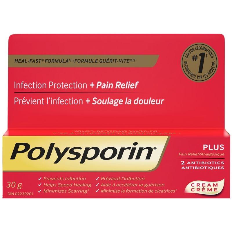 Polysporin Plus Cream 30g