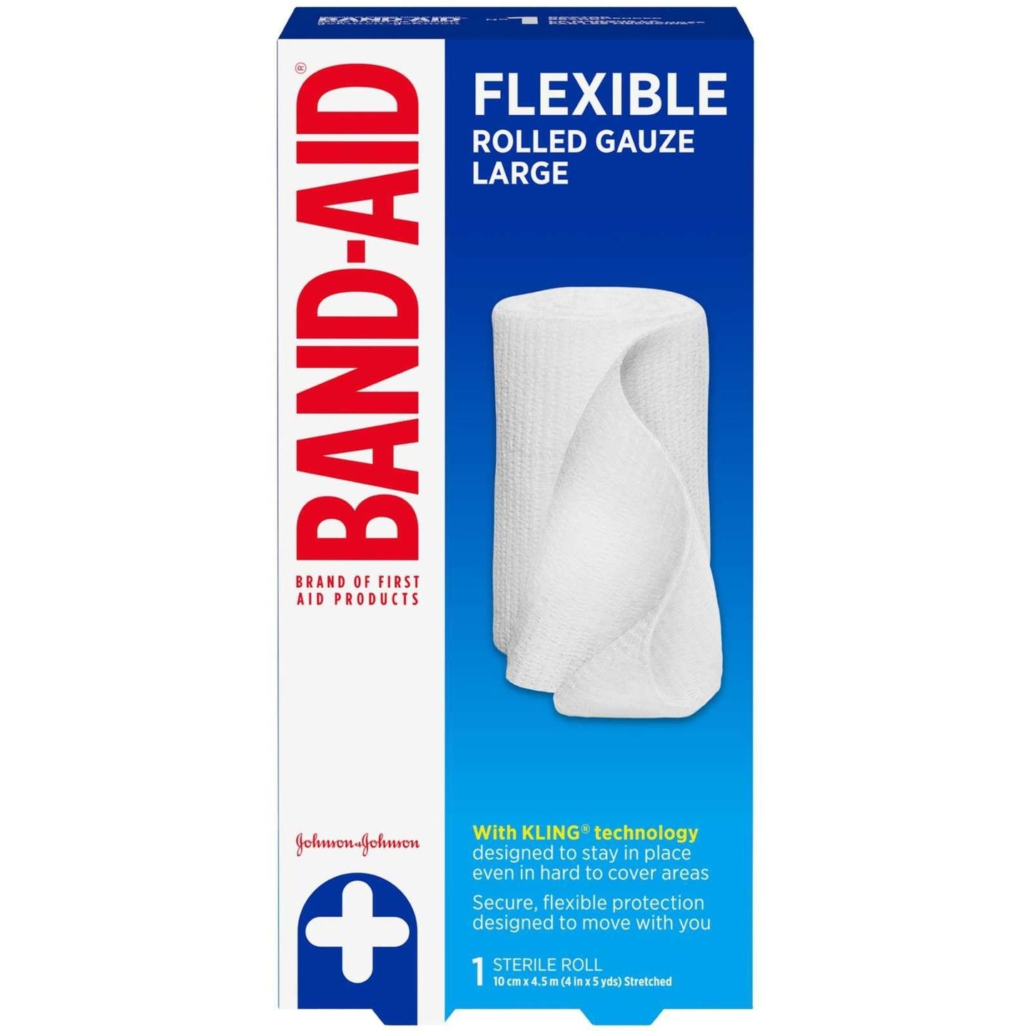 Band Aid Flexible Rolled Gauze Large IMAGE