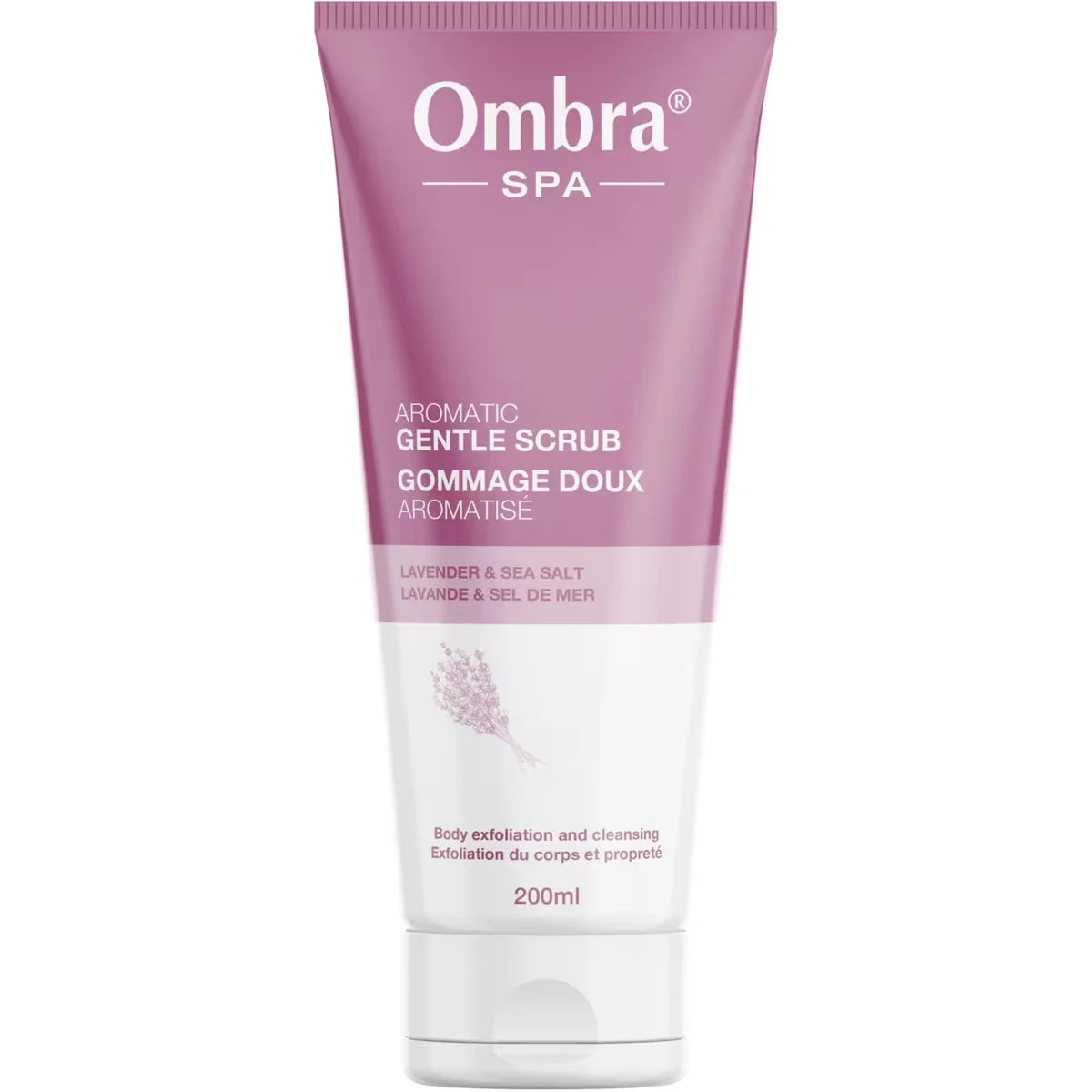 Ombra Aromatic Gentle Scrub Lavender & Sea Salt front package