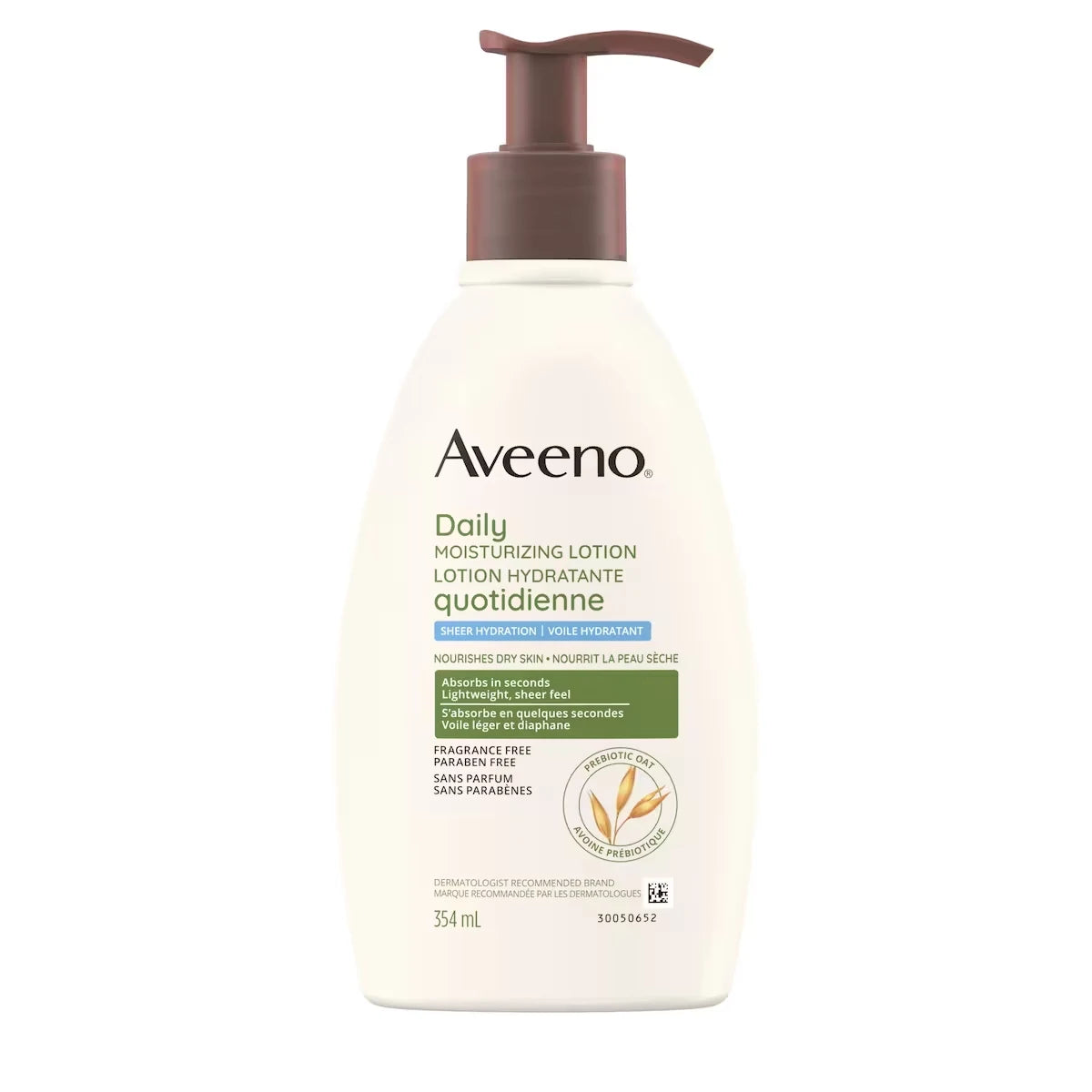 Aveeno Daily Moisturizing Lotion Sheer Hydration front package