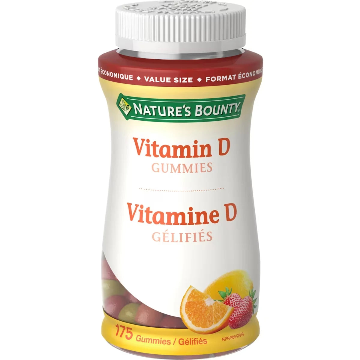 Natures Bounty Vitamin D3 1000 Iu Gummies front package