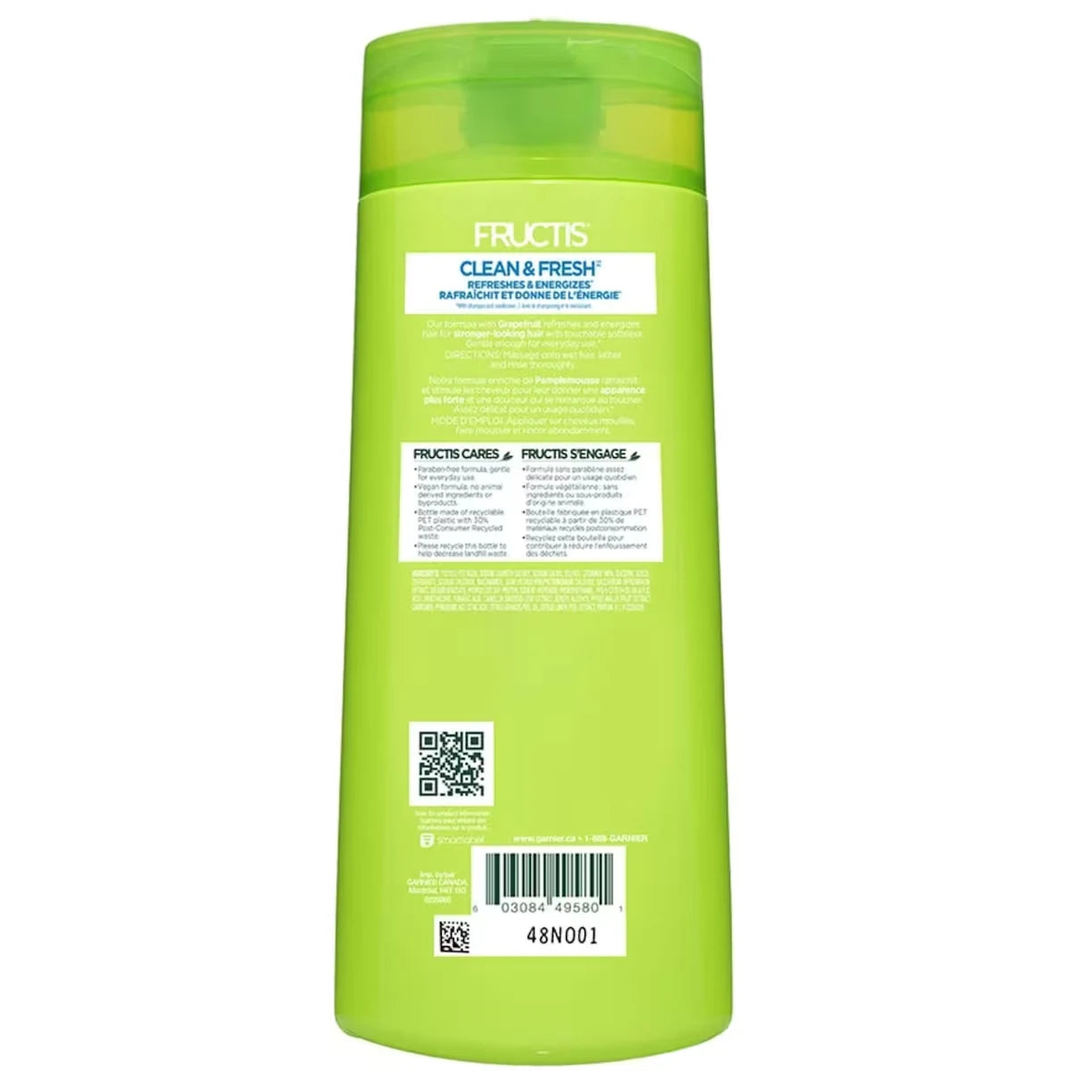 Garnier Fructis Clean & Fresh Shampoo product detail
