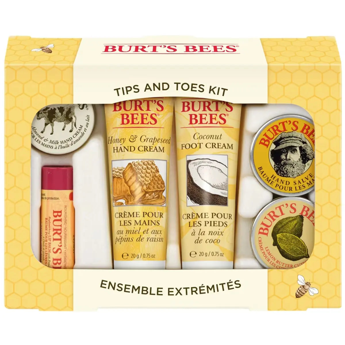 Burt's Bees Tips and Toes Kit front package
