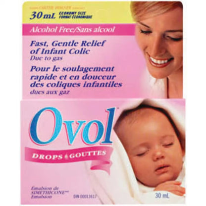 Ovol Drops for Infant Colic Gas front package