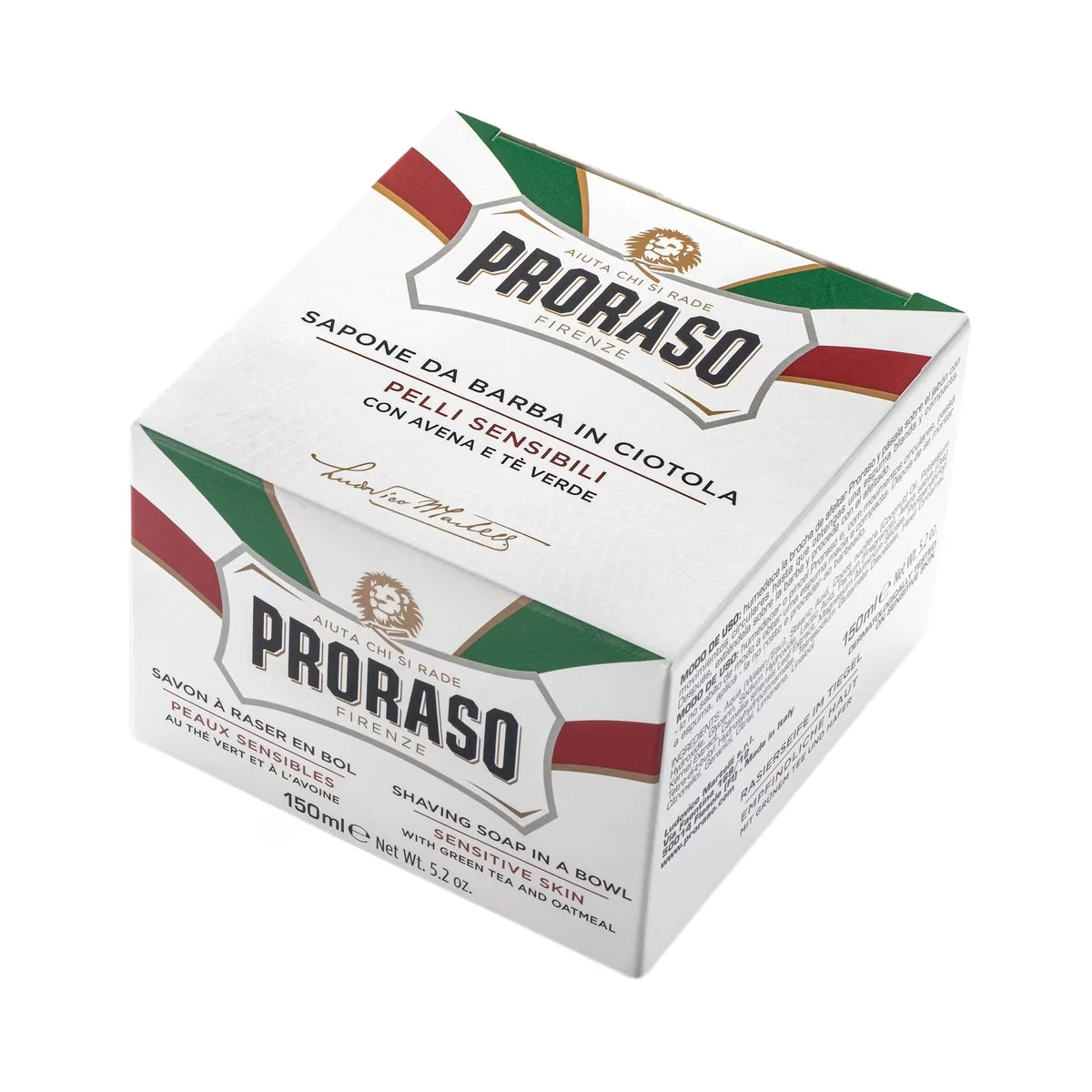 Proraso Shaving soap for sensitive skin front package