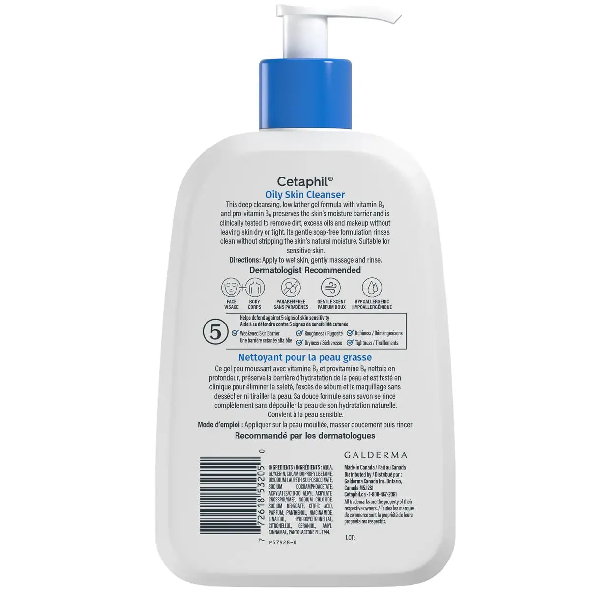 Cetaphil Oily Skin Cleanser product detail