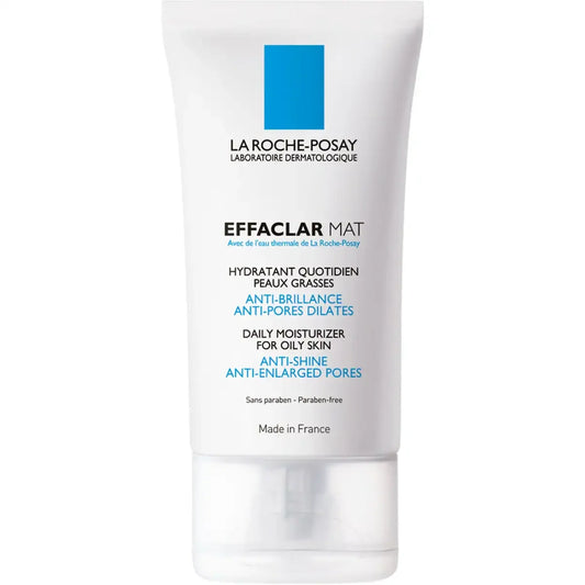 La Roche-Posay Effaclar Mat Anti-Shine, Anti-Enlarged Pores Daily Face Moisturizer for Oily Skin product package