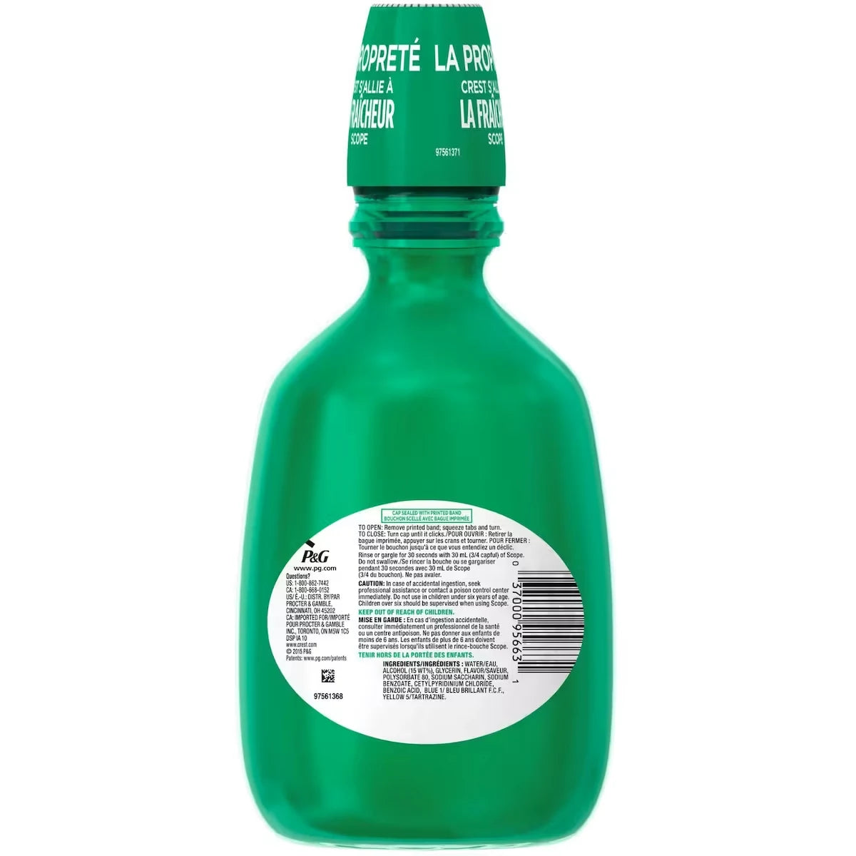 Crest Scope Classic Mouthwash, Original Formula, 1.5 L product detail