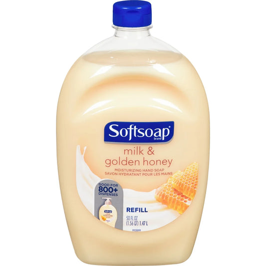 Softsoap Liquid Hand Soap Refill, Milk & Golden Honey - 1,47 L 1.47 L front package