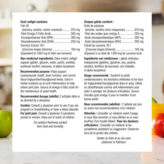 Webber Omega-3+Turmeric product detail