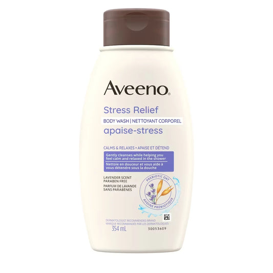 Aveeno Stress Relief Body Wash, 354 mL product image