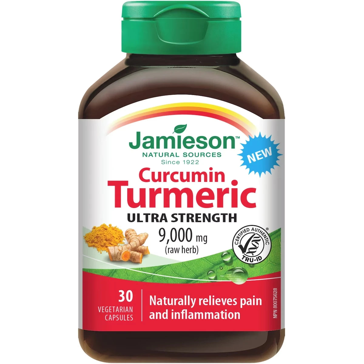 Jamieson Ultra Strength Curcumin Turmeric front package