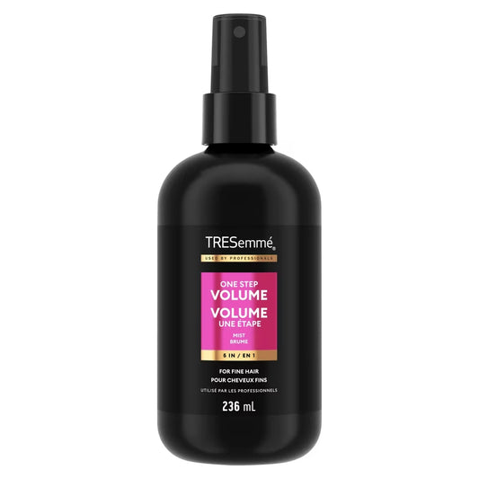 TRESemmé One Step 5-in-1 Hair Volumizer for fine hair Volume hair styling mist to enhance volume 236 ml front package