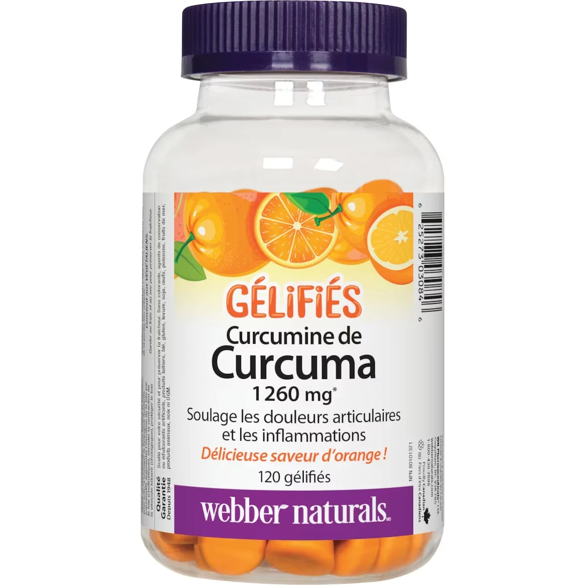 Webber Turmeric Curcumin 1260 mg Orange product detail
