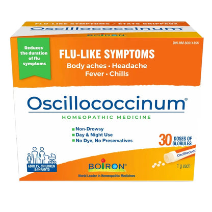 Boiron Oscillococcinum 30 doses front package