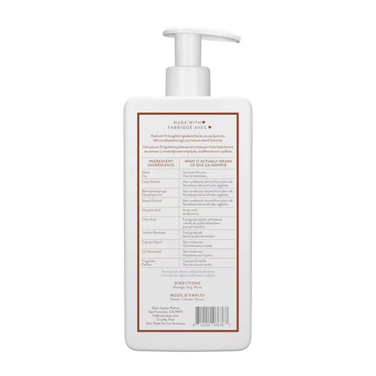 Native Coconut & Vanilla Moisturizing Conditioner product detail