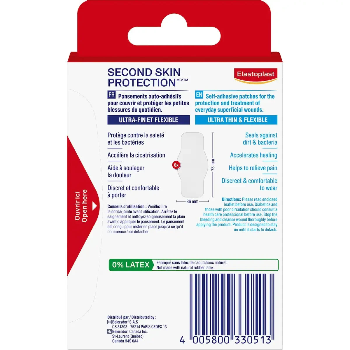 Elastoplast Second Skin Protection product detail