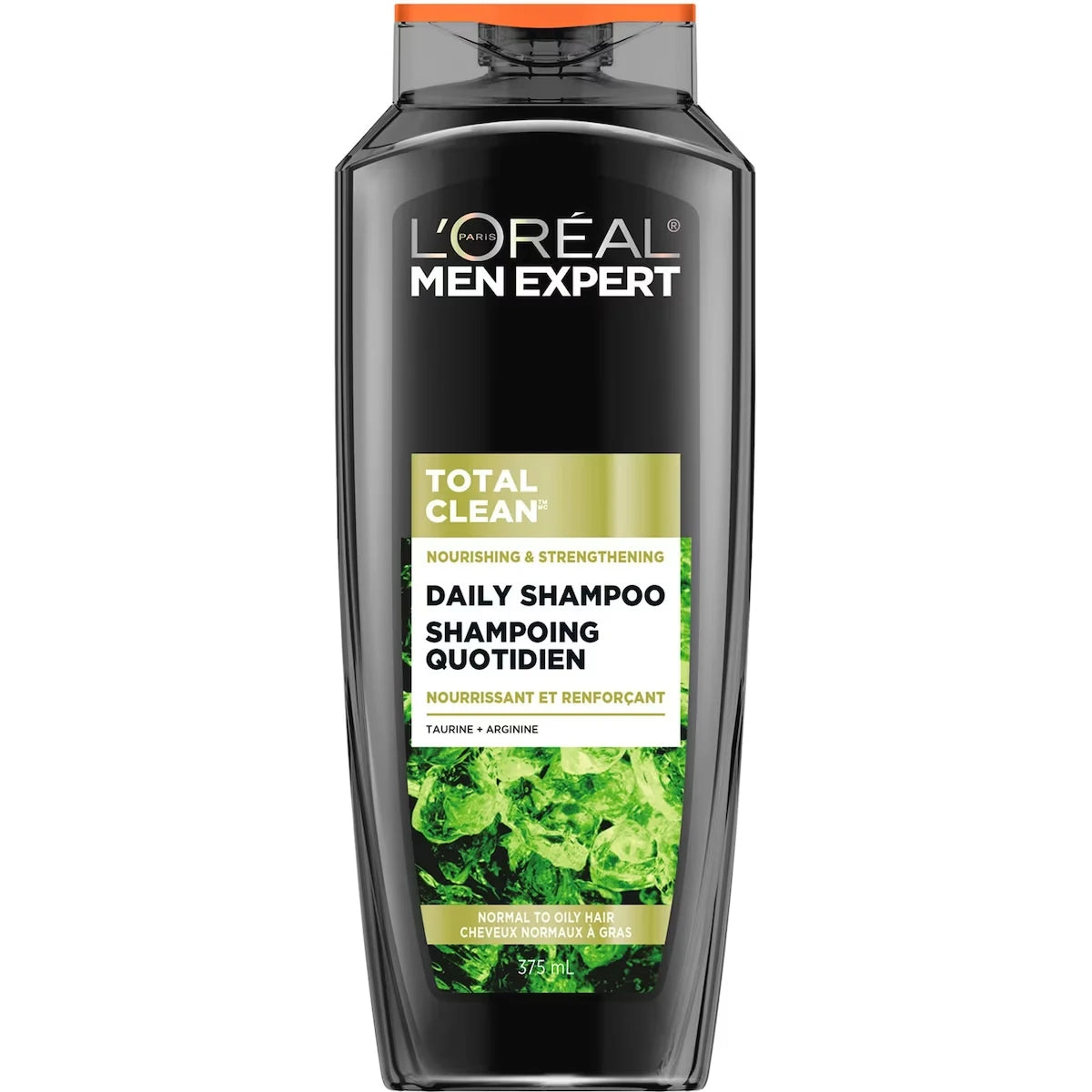 L'Oréal Paris Men Expert Total Clean Shampoo, 375ml front package