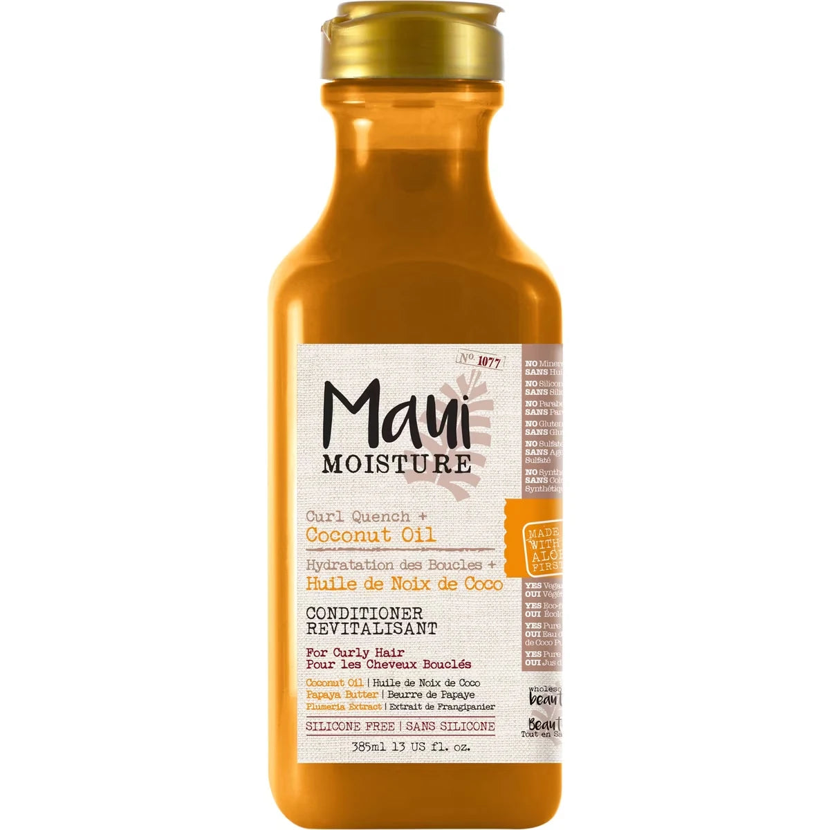 Maui Moisture Curl Quench + Coconut Oil Conditioner front package