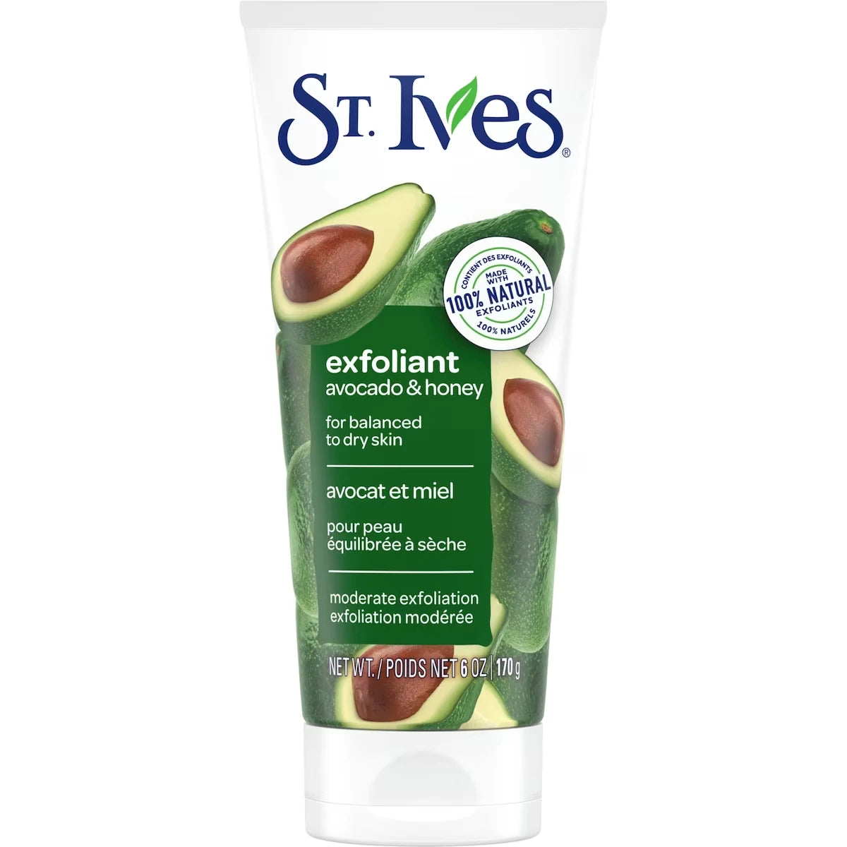St. Ives Soft Skin Avocado & Honey Scrub 170 g product image