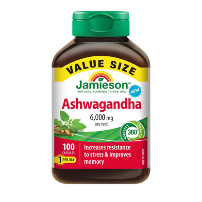 Jamieson Ashwagandha front package