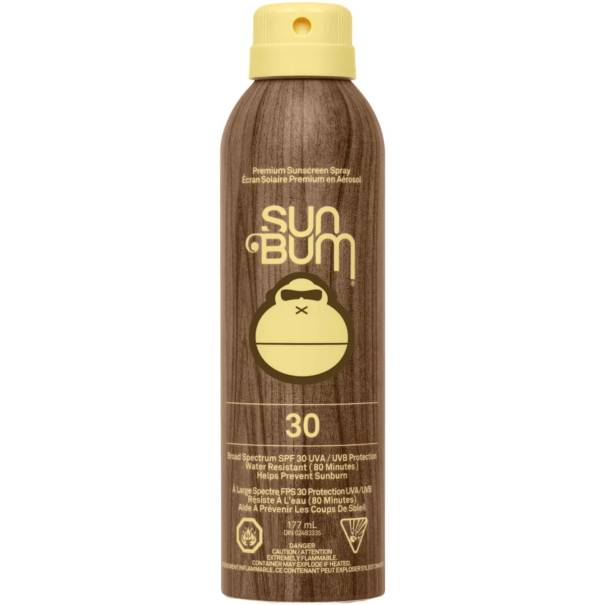 Sun Bum SPF 30 Continuous Spray Suncreen front package