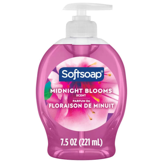 Softsoap Liquid Hand Soap, Midnight Blooms Scent, Pump Bottle front package