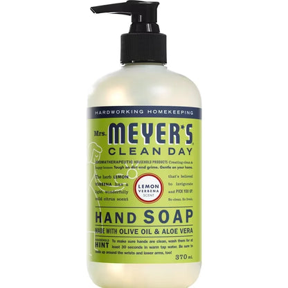 Mrs. Meyer's Liquid Hand Soap, Lemon Verbena Scent front package