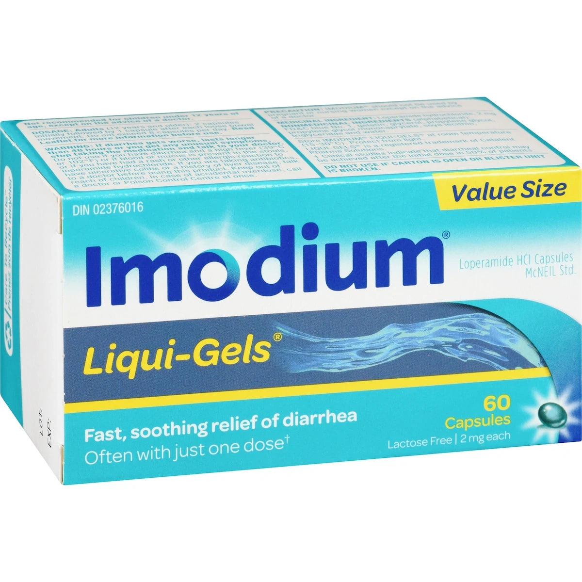 Imodium Diarrhea Relief, Liqui-Gels 60 ea product detail