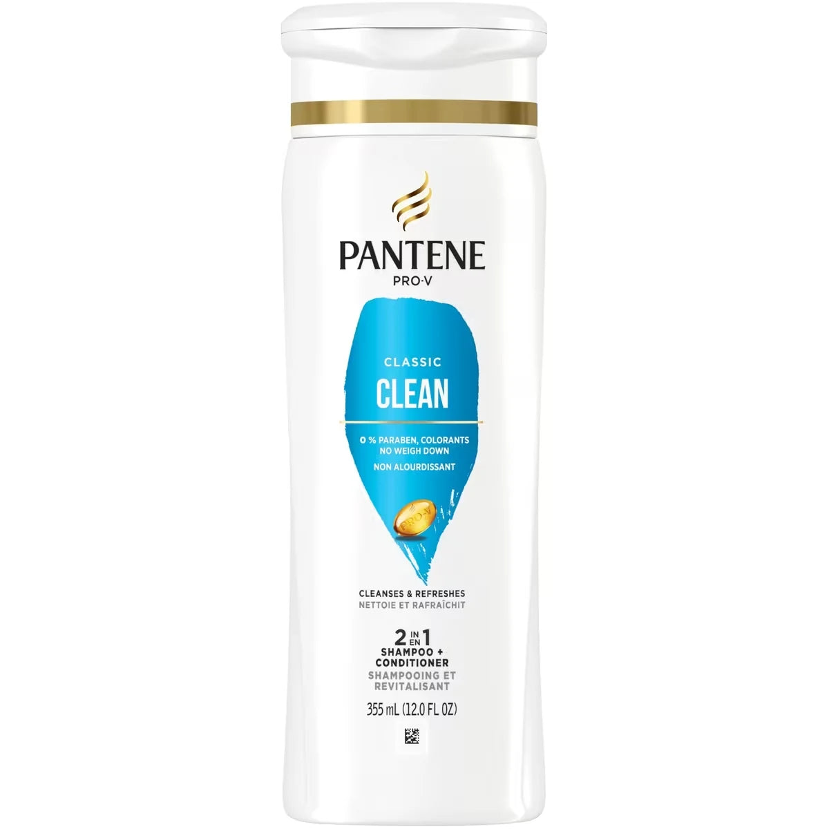 Pantene PRO-V Classic Clean 2in1 Shampoo + Conditioner front package