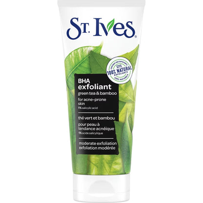 St. Ives Blackhead Clearing Green Tea & Bamboo Scrub 170 g front package