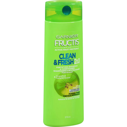 Garnier Fructis Clean & Fresh Daily Care 2-in-1 Fortifying Shampoo and Conditioner product detail