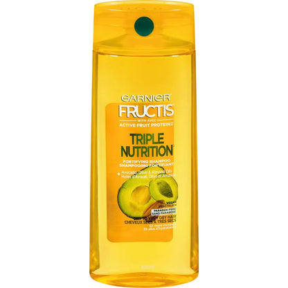 Garnier Fructis Triple Nutrition Shampoo front package