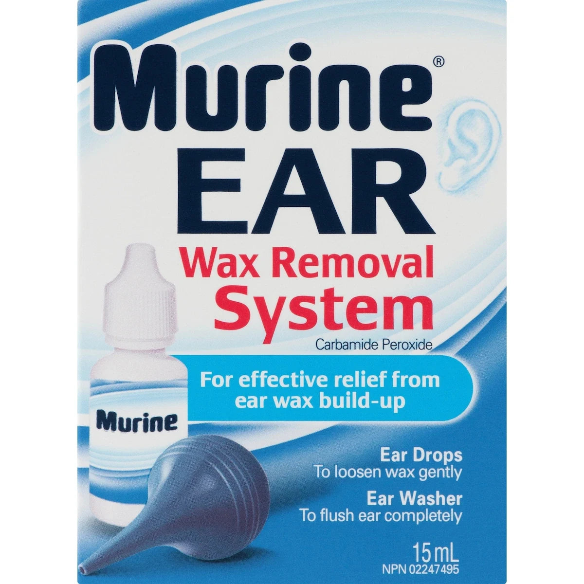 Murine Ear Wax Removal System 15 mL front package