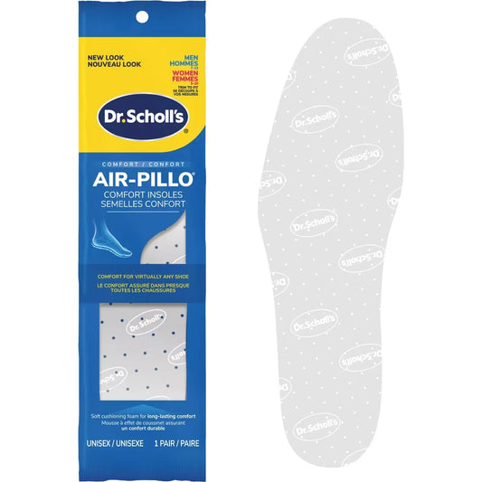 Dr. Scholl's Air-Pillo® Comfort Insoles, Unisex, Men Size 7-12, Women Size 5-10 product detail