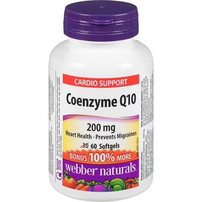 Webber Coenzyme Q10 200 mg front package