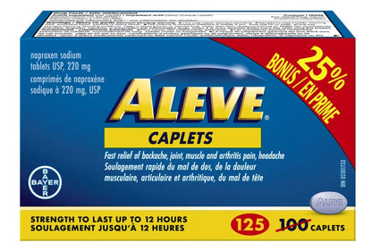 Aleve Caplets 100+25ct Bonus 25 count view 2