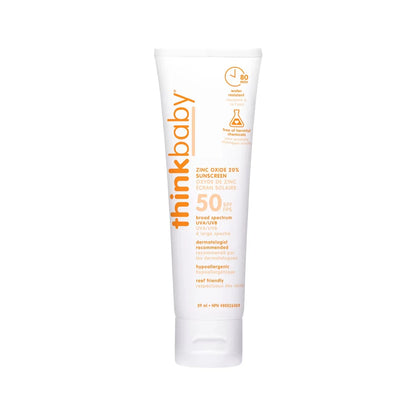 Thinkbaby Safe Mineral Sunscreen SPF 50+ front package